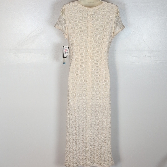 Scarlett NWT Maxi Length Crochet Lace Sheath Dress - Picture 6 of 11